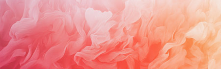 The gradient background features a fluid design with soft, delicate transitions between shades of peach and coral. This serene backdrop creates a calming atmosphere, ideal for various artistic uses.の素材