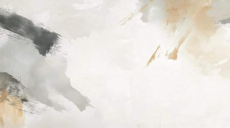 A serene white canvas is paired with a simple pencil, set against a calming background. This composition invites creativity and inspires artistic expression in a minimalist environment.の素材