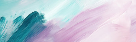 Delicate strokes of lavender and teal blend seamlessly to form a serene haze that evokes tranquility. The soft colors create an inviting atmosphere, perfect for relaxation and inspiration.の素材