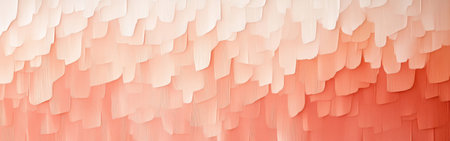 Bright colors blend in a smooth transition from muted amber to pale coral, arranged asymmetrically to create a sense of depth and visual interest, captivating the viewer's attention.の素材