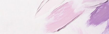 This artwork showcases an elegant white canvas adorned with delicate pencil strokes in soft lavender and pink hues, creating a serene and calming visual experience.の素材