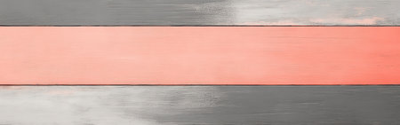 Elegant coral and gray horizontal stripes blend softly, showing a modern and minimalist design ideal for interior settings. This combination adds a stylish touch to any space.の素材