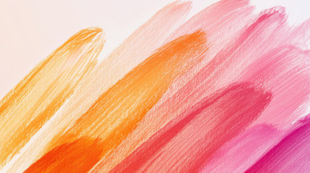 Soft, elegant pencil strokes blend amber tones into pink, arranged in a harmonious composition. The artwork evokes a sense of tranquility and warmth through its gentle transitions.の素材