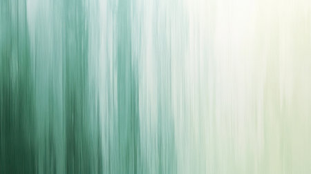 Gentle vertical lines in shades of moss green and pale blue create a calm atmosphere, fading seamlessly into a neutral background, evoking a sense of tranquility and nature.の素材