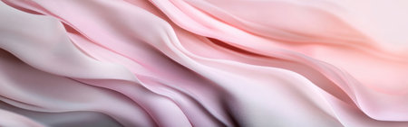 This artwork features an abstract design characterized by a gentle gradient transitioning from muted pink to pastel gray.の素材
