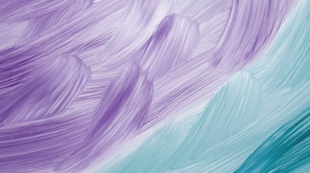 A serene backdrop showcases soft pencil strokes in pastel lavender and teal, merging seamlessly to form a gentle, textured design. The colors evoke tranquility and creativity.の素材