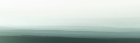 Pencil strokes form a gradient that transitions smoothly from mint green to gray, with gentle interruptions by white spaces, creating a serene minimalist effect in soft tones.の素材