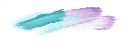 Gentle pencil strokes create a soothing backdrop, with lavender and teal blending seamlessly into white areas, evoking a calming and artistic environment.の素材