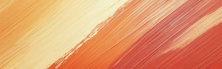 Colorful pencil strokes form a gradient background featuring warm oranges and yellows, creating a calm and inviting atmosphere perfect for creative projects or artistic displays.の素材