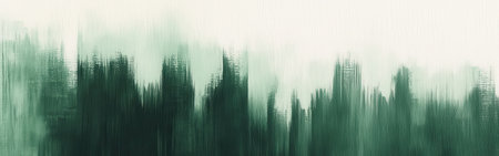 Soft and subtle gradient pencil strokes in muted green merge seamlessly, forming an abstract composition that evokes calmness and creativity, perfect for backgrounds or art applications.の素材