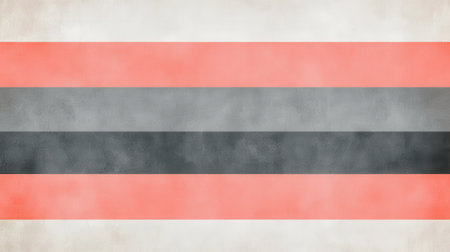 Soft coral and gray stripes stretch horizontally across the surface, offering a sophisticated yet simple aesthetic that can enhance any decor or design project.の素材