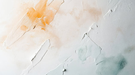 Subtle pencil strokes softly blend into a clean white canvas, showing an abstract design with gentle hues. The artwork invites contemplation and inspires creativity.の素材