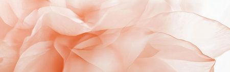 Soft pastel flower petals overlap delicately, creating a soothing visual experience. The minimalist approach emphasizes tranquility and simplicity in design.の素材