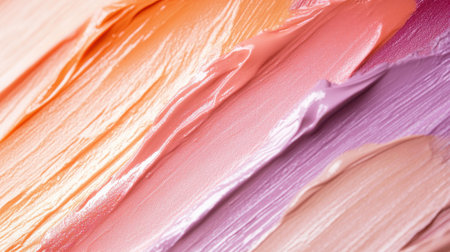 Layers of soft pencil strokes in muted peach and lavender tones create a tranquil feeling. The colors blend seamlessly into the background, enhancing the artistic essence of the work.の素材