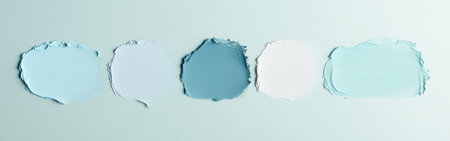 Soft gradients transition through shades of blue and green, creating a calming backdrop ideal for design projects, presentations, or artistic endeavors at any time.の素材