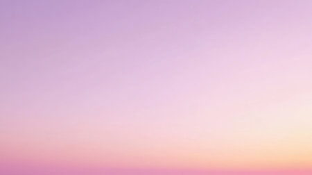 A gentle watercolor gradient emerges in soft hues of purple, pink, and orange, creating a serene backdrop that captures the calm beauty of twilight.の素材