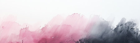 Delicate pencil strokes blend seamlessly, transitioning from soft pink hues to deep black, creating a harmonious and abstract gradient effect that captivates the viewer's eye with its texture.の素材