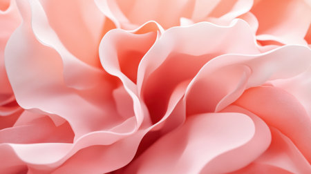 Soft, flowing shapes in pastel hues create an abstract representation of floral beauty, emphasizing texture and form. The gentle colors blend harmoniously, evoking a sense of tranquility.の素材