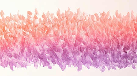 Vibrant strokes form a striking gradient ranging from warm tones to cool shades. The blending creates a visual rhythm that captivates the eye, showing artistic skill and creativity.の素材
