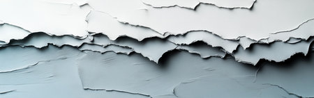 This artwork showcases a unique blend of pencil strokes forming a soft gradient, featuring torn edges that enhance the texture and visual interest of the piece.の素材