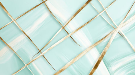 Delicate pencil strokes create a serene backdrop in soft pastel hues, complemented by striking golden accents. Perfect for artistic endeavors or design projects.の素材