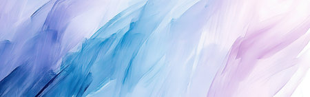 Layers of pencil strokes intersect and blend in soft hues of blue, lavender, and white. This artwork creates a calm, fluid ambiance, inviting contemplation and exploration of texture.の素材