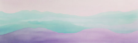 Delicate pastel lavender and teal dashed patterns blend seamlessly, creating a soothing visual effect that conveys depth and movement in a tranquil composition suitable for various artistic projects.の素材