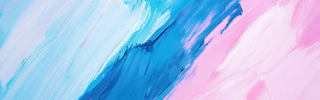 Soft pastel blue and pink pencil strokes blend seamlessly, showing a modern artistic approach that emphasizes elegance and creativity.の素材