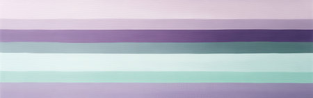 A soothing arrangement of horizontal stripes in lavender and mint hues evokes tranquility and balance. This design is perfect for modern decor, adding a chic flair to any space.の素材
