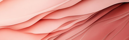 Soft, undulating shapes in muted pink hues blend seamlessly to form an elegant backdrop. The gentle curves create a sense of calm, enhancing any design or space.の素材