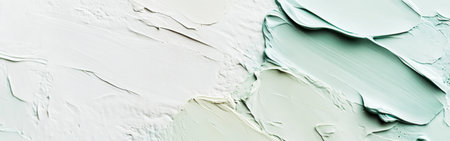 On a white background, delicate pencil strokes create abstract textures with soft color transitions. This artwork invites viewers to explore its gentle nuances and calming aesthetic.の素材