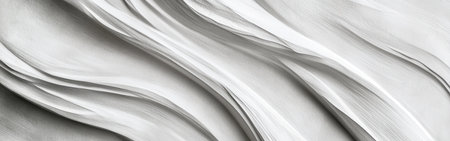 Flowing lines and curves crafted from subtle pencil strokes create a harmonious background. The smooth transitions evoke a sense of calm and artistry in a minimalist space.の素材