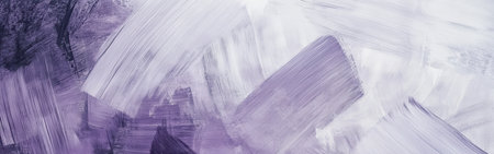 An arrangement of abstract pencil strokes intertwines soft shades of purple and white, creating a textured visual experience.の素材
