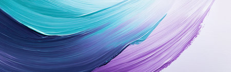 Delicate pencil strokes seamlessly blend into a soothing gradient, showcasing overlapping colors that evoke tranquility. The artwork radiates calm and creativity.の素材