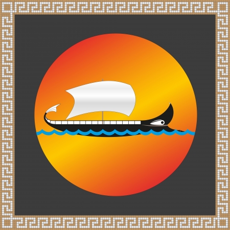 The ship Argoのイラスト素材