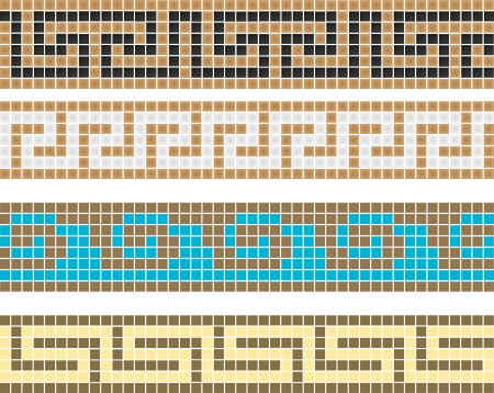 Greek ornament setのイラスト素材