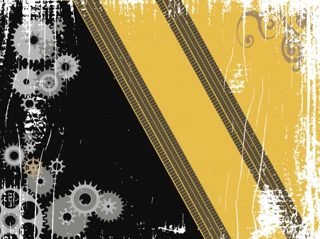 The grunge design vector illustration with automobile themeのイラスト素材