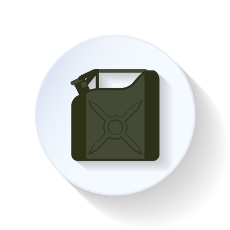 Canister flat icon vector graphic illustration designのイラスト素材