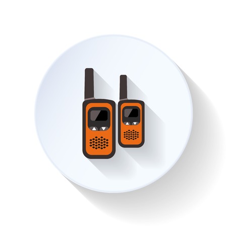 Radio nanny flat icon vector graphic illustration designのイラスト素材