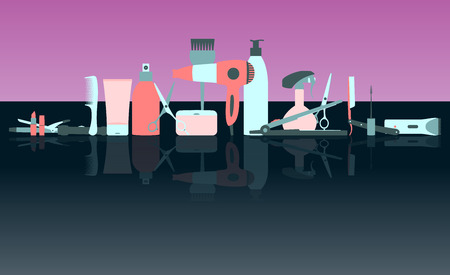 Accessory Kit for beauty of the series expansion vector graphic designのイラスト素材