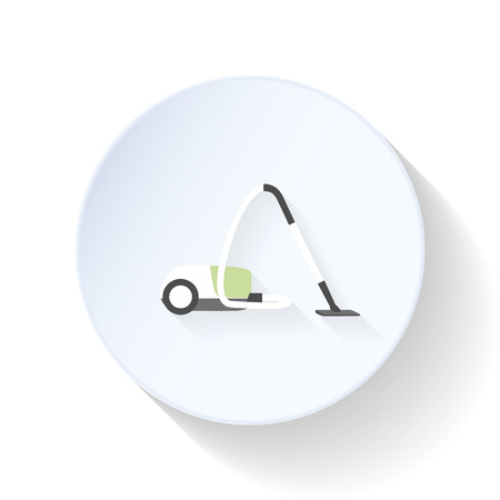 Vacuum cleaner flat icon vector graphic illustration designのイラスト素材