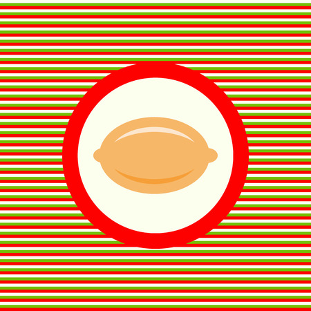 Lemon color flat icon vector graphic illustrationのイラスト素材