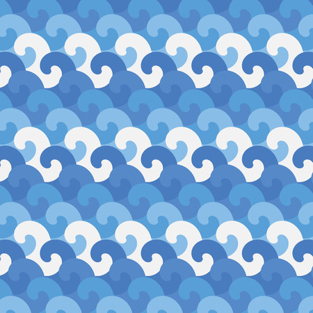 Blue water background vector graphic illustration designのイラスト素材