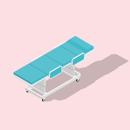 Manipulation table isometric detailed icon vector graphic illustrationのイラスト素材