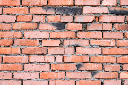 Background of brick wall pattern textureの写真素材