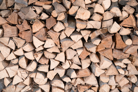 wood for the fireplace - background