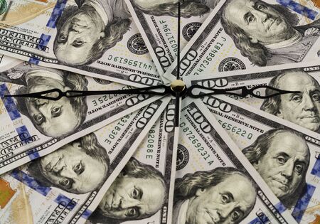American money as the measure of timeの写真素材