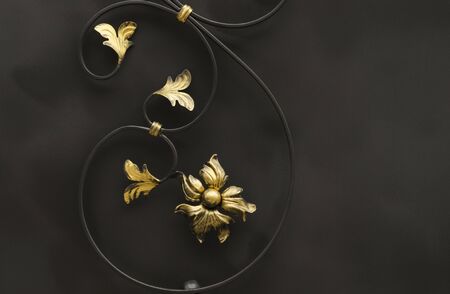 Decorative metal gates, decorations. blacksmith craftの写真素材