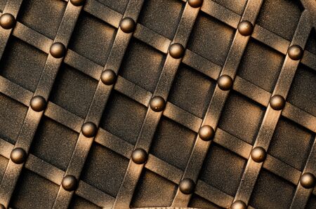 Forged decoration elements for metal gatesの写真素材