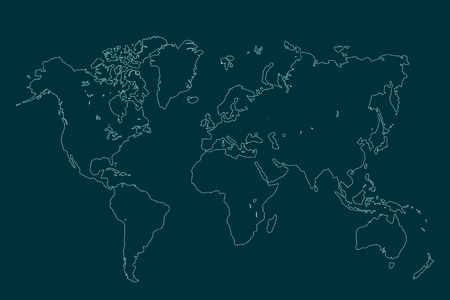 Map concept. Eco design. Vector illustration.のイラスト素材